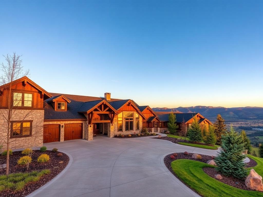Foothills Estate with Mountain Views